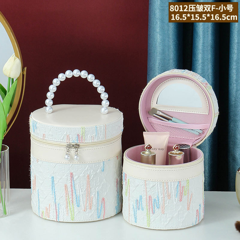 801 Cubo arrugado pequeño-blanco