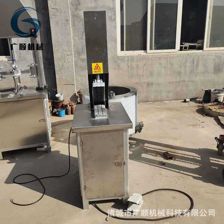 Z液压牛蹄压壳机 猪马牛蹄清洗去甲机 全自动羊蹄甲类去壳设备