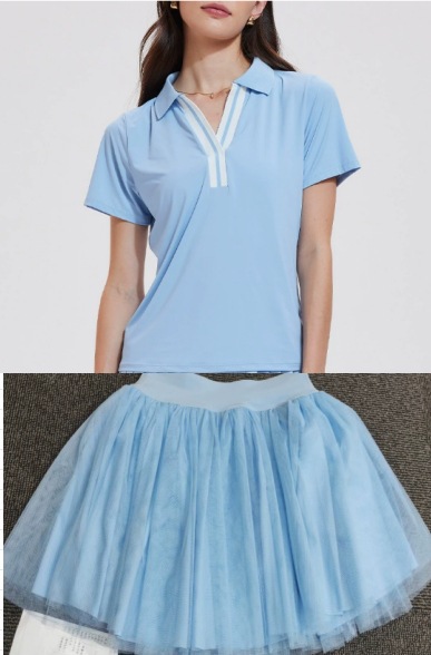 Caijue nuevo trajes deportivos transfronterizos para mujeres anti-corrido ocio camisa de polo de manga corta camisa de tenis de plumas para mujeres