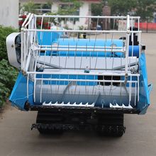 中小型水稻联合收割机 微型履带式稻麦联合收割机 脱粒装袋一体机