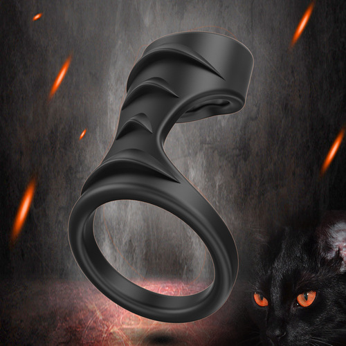 Cross-border new product penis condom dragon scale semen locking ring fun re-blocking ring male glans training ring Amazon hot sale