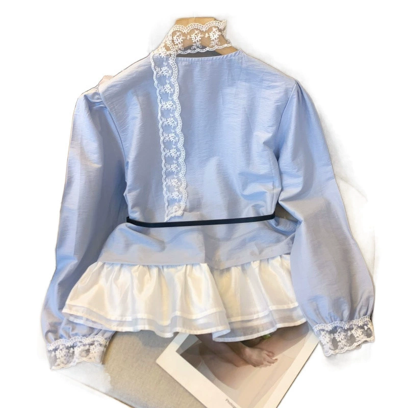 Lace cute shirt, french style, Chanel style, lace dress