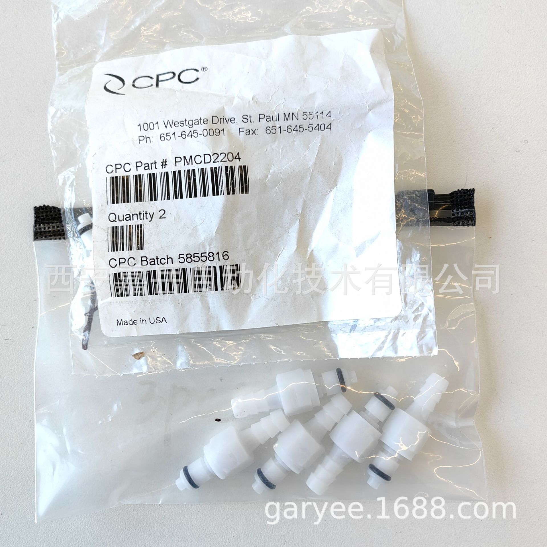 CPC产品 通用连接器 PMC 系列快速接头PMCD2204