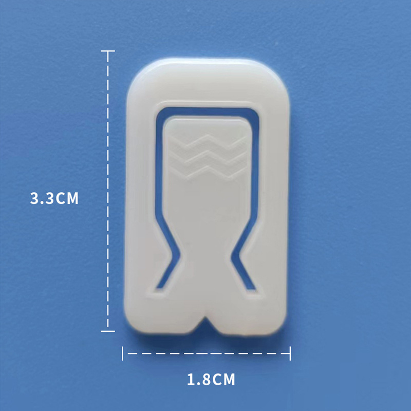 厂家批发衣服包装透明夹1.8*3.3CM衣服方形夹 衬衣夹子环保全新料