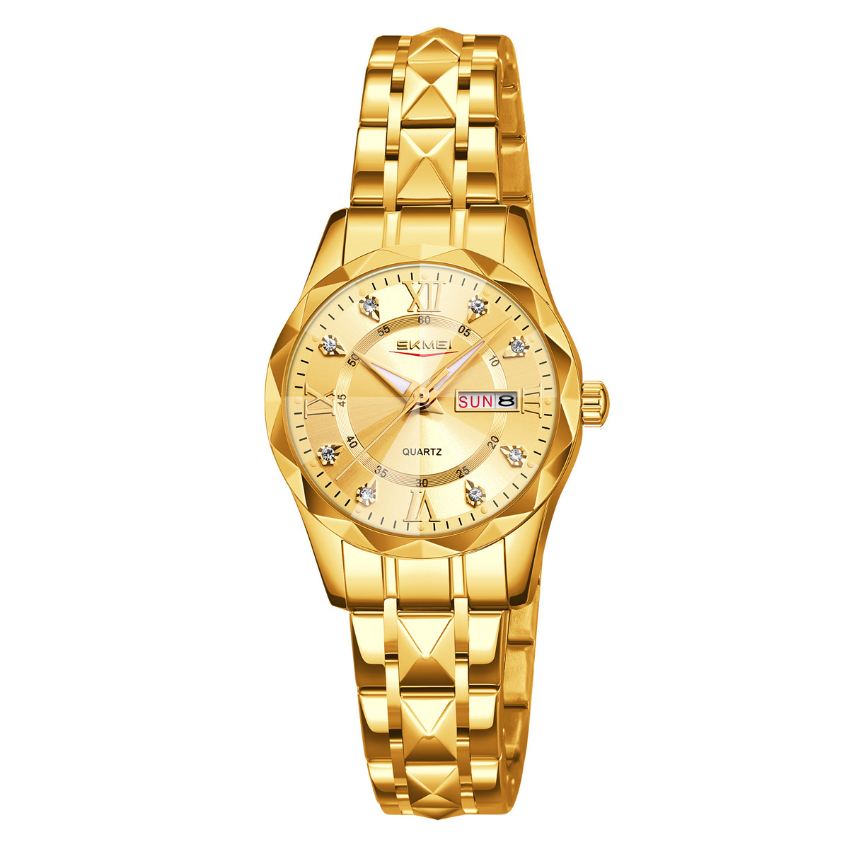 Momento de belleza pareja impermeable reloj calendario de luz nocturna reloj de pulsera transfronterizo caliente reloj de cuarzo fuente de fábrica al por mayor