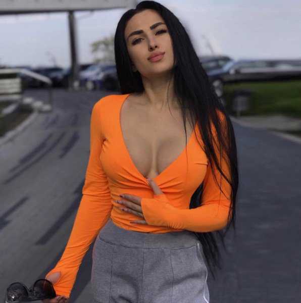Demi-season sexy long-sleeve