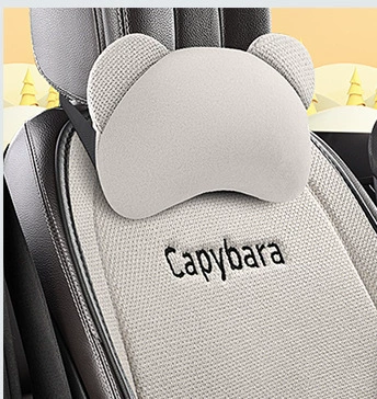 Seat cushion, seat cover: Celebrity Butt Cushion - one-white-headrest