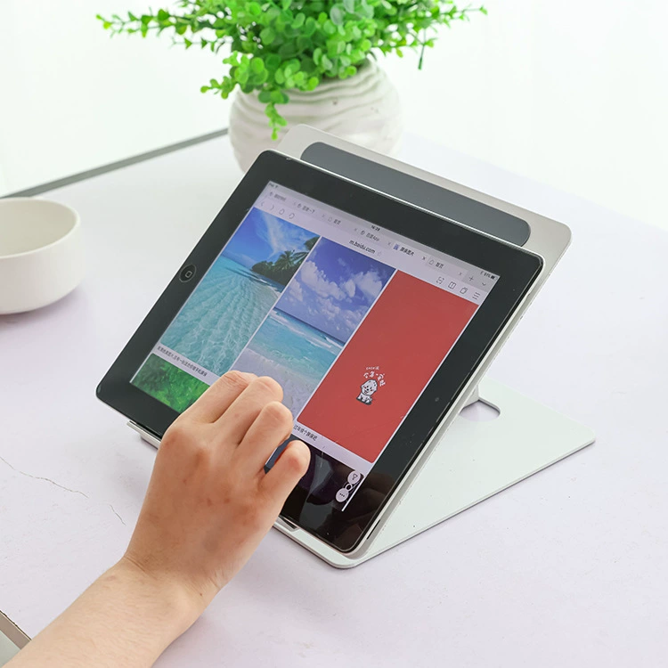 Подвесная подвесной вертикальная офисная столешница, увеличенная складная рама охлаждения рамы алюминиевого сплава держатель планшета