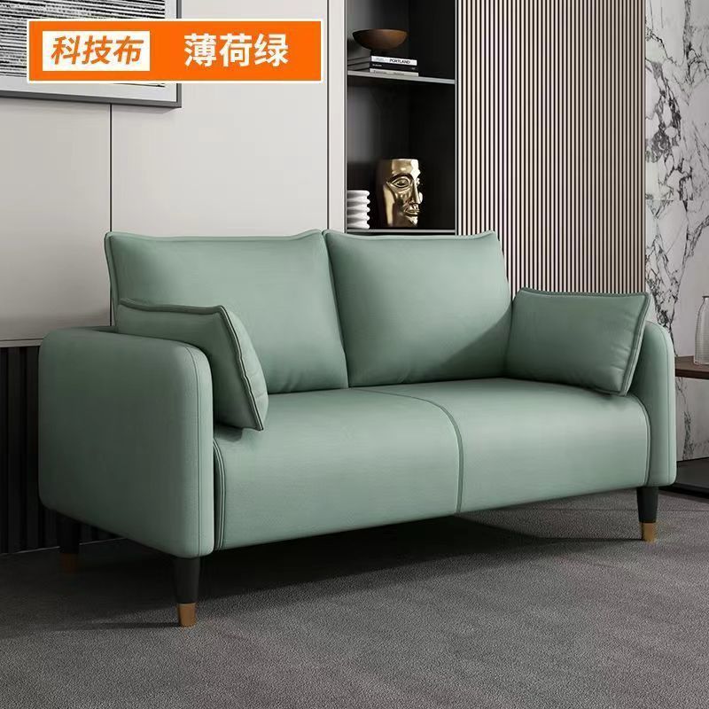 沙发客厅2025新款布艺沙发小户型出租房双人三人简易小沙发服装店|undefined