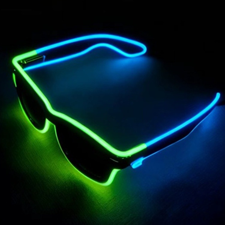 Azul + verde limón (doble color) - gafas de Sol - modelo inalámbrico