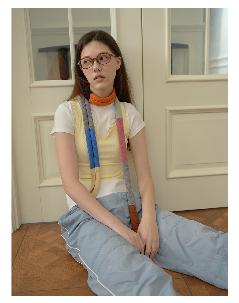 Femmes Vêtement De Rue Commuer Bloc De Couleur Toison Acrylique Foulard display picture 10