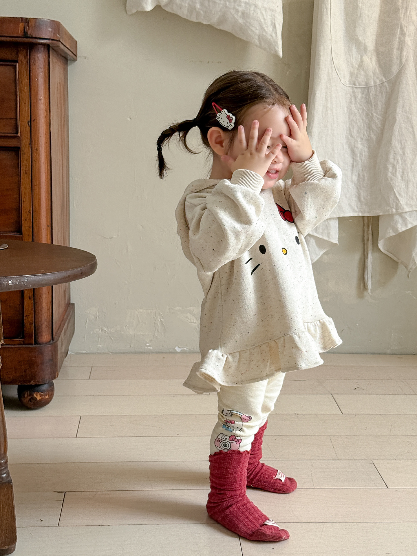 Sugar Pear ropa infantil niñas leggings fuera de otoño invierno 2025 nuevo estilo de niños extranjero más pantalones de otoño para niños niñas