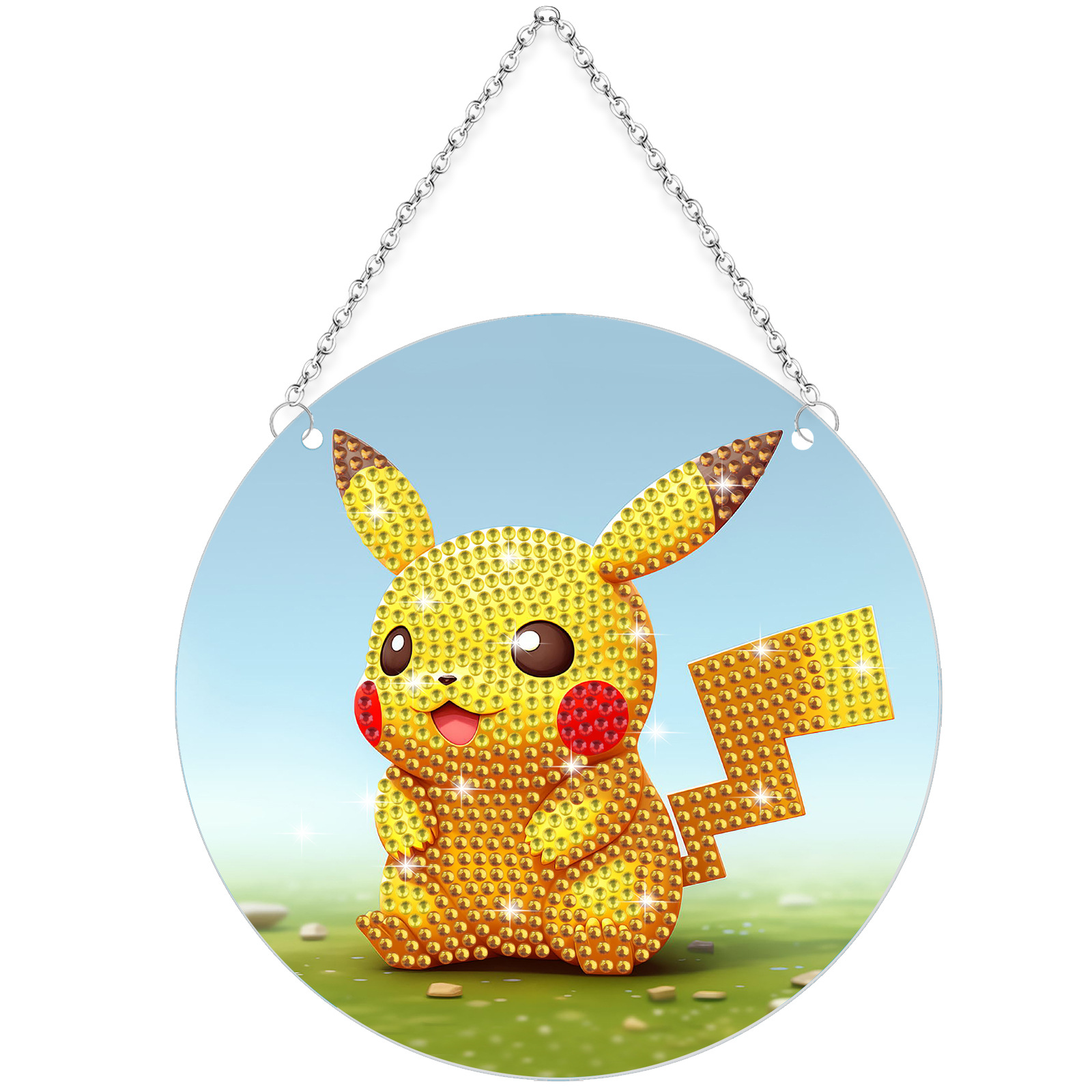 Pikachu Amazon DiDi Diamante Pintura Colgante Acrílico Colgante Creativo Diamante Se centran en los niños