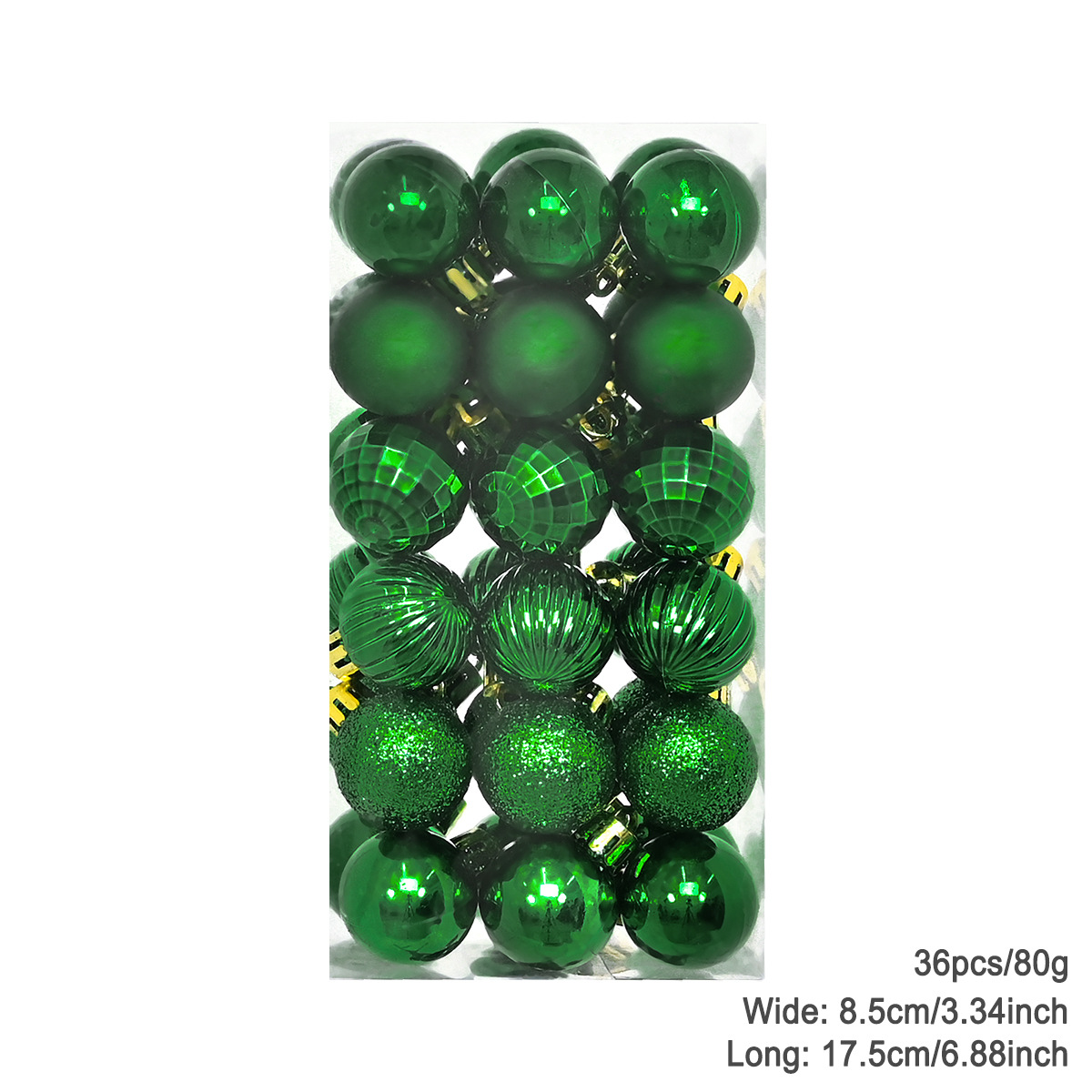 Transfronteriza decoraciones de Navidad Bola de galvanoplastia árbol de Navidad colgante bola decorativa bola colgante 3cm-36pvs BOLA DE Navidad