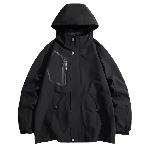 Spring and Autumn windbreaker waterproof thin jacket unisex style windproof and waterproof mountaineering clothing with detachable design for group purchase