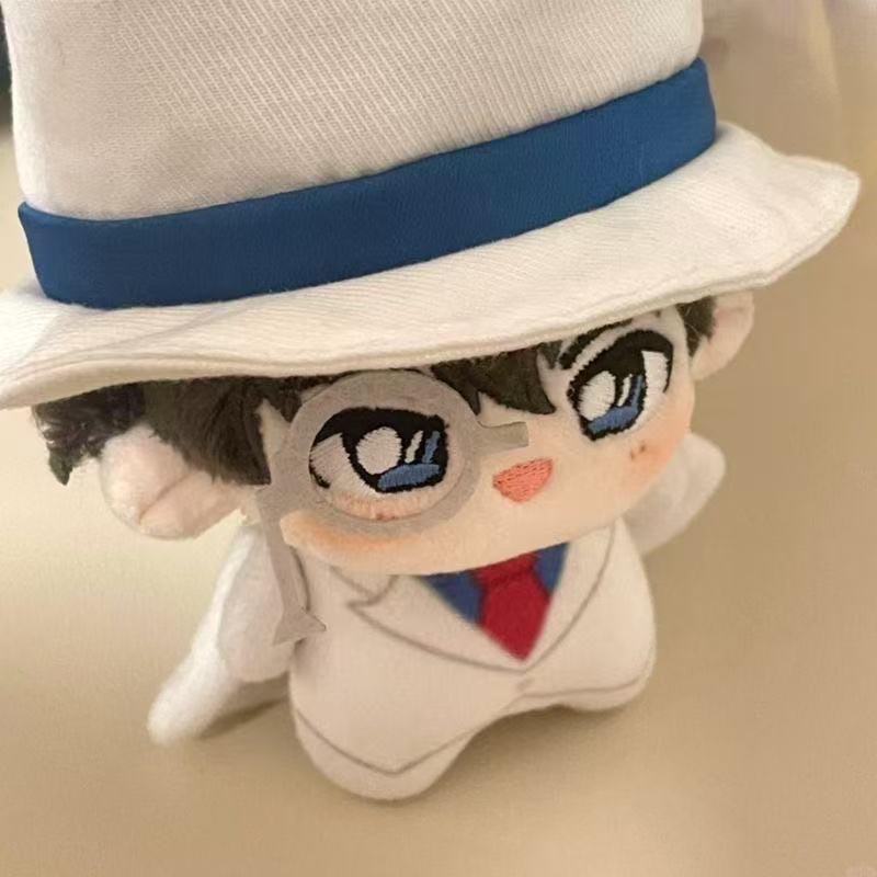 The Phantom Thief Kid 10cm Nunu-style cotton doll, cute anime character plush toy The Phantom Thief Kid 10cm Nunu-style cotton doll, cute anime character plush toy