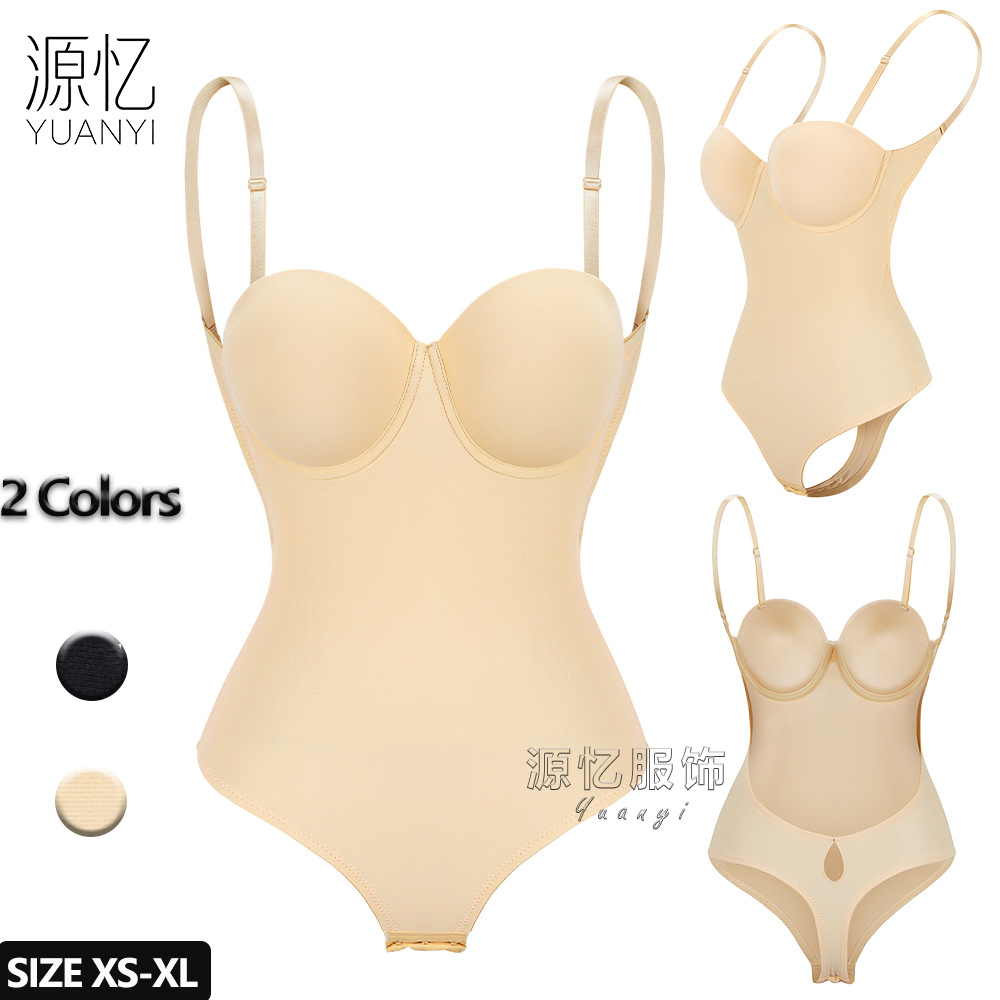 European and American Adult Sexy Underwear Body Shaper Backless Body High Elastic Tight Body Body Body Cross-border Supply