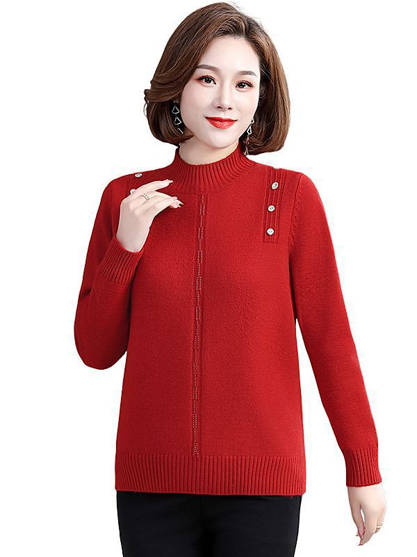 E5940 700K ÁO LEN NỮ TAIRYA ÁO LEN MÙA XUÂN THU ĐÔNG TRUNG NIÊN THỜI TRANG NỮ G02 SẢN PHẨM MỚI