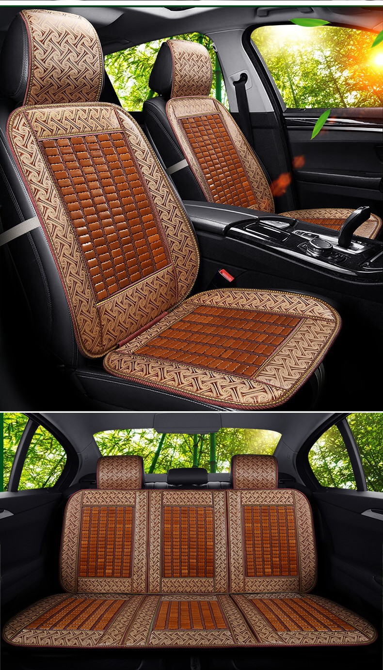 Car Seat Cushion, Qìchē Cool pad - coffee-color-five-seats