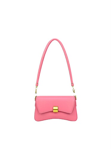 Office worker urban style high-end shoulder bag 2024 new simple casual solid color armpit baguette bag women's bag