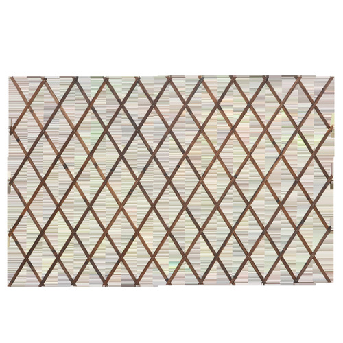 Wholesale solid wood grid iron art living room wall hanging flower stand wall hanging wall decoration balcony wall pothos hanging flower