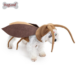 Pet Transformation Costume Halloween Outing Funny Dog Cockroach Costume Cat Cute Halloween Cockroach Costume