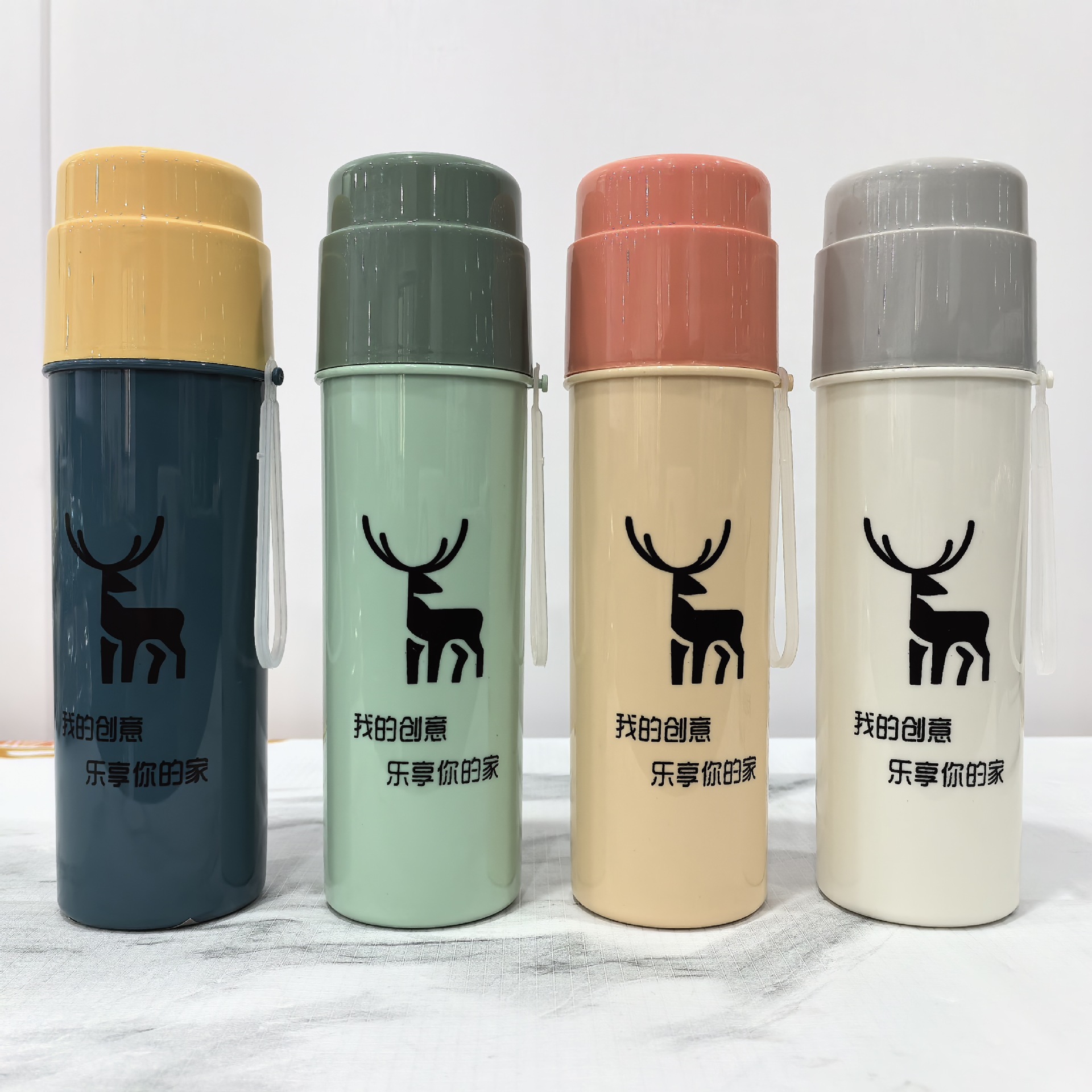 Travel Toothbrush Cup Portable Toothbrush Box Toothpaste Toothbrush Storage Box Fashion Creative Gargle Cup with Lid