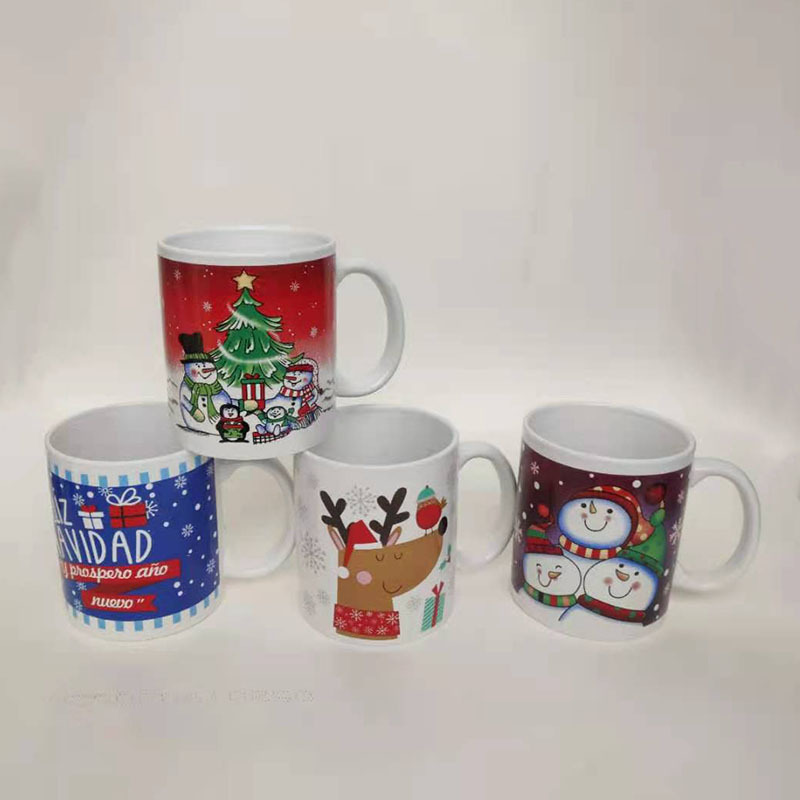 12OZ flor asada taza de cerámica recta taza de cerámica taza de agua creativa taza de leche taza de café al por mayor