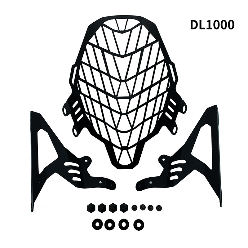 Cubierta de faro de motocicleta modificada, adecuada para Suzuki dl650 dl1000, cubierta protectora de faro mejorada, impermeable.