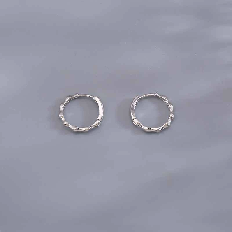 有进 Bamboo small earrings for beloved, simple and elegant design