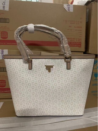 25 Autumn New Cross-Border European and American High-Quality Guess Home Export Original Simple Fashion Full-Print Logo Shoulder Bag Bags