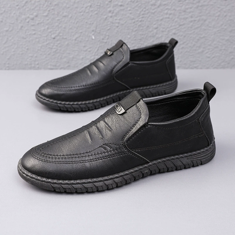 Spring shoes for leather shoes platform, high men's classic suit jacket, casual footwear, wholesale