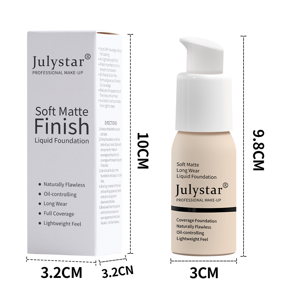 Foundation Makeup Type Of Cosmetics Fashion Waterproof And Durable Smear-proof Makeup Moisturizing Foundation