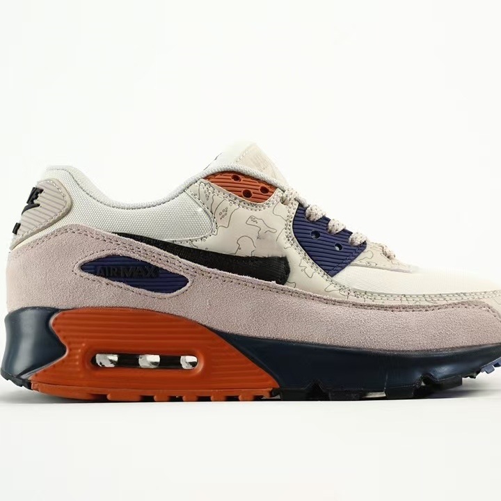Putian zapatos AirMax90 pequeño cojín de aire empalmado retro amortiguación zapatos deportivos para correr al por mayor comercio exterior transfronterizo venta directa