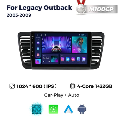 DVD Navigation Legacy Outback 2003-2009 - m100cp-132-quad-core-wifi-version