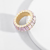Crystal, gemstone ring, jewelry, fashionable accessory, Amazon, European style