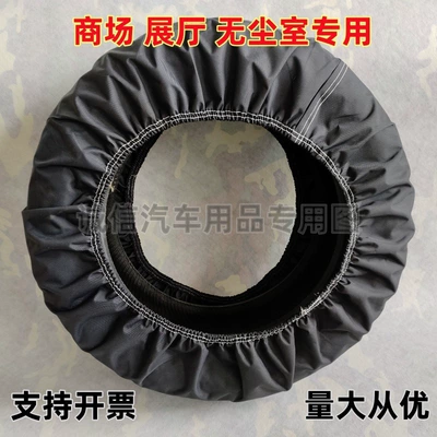 Spare wheel cover – covers for high-altitude lift trucks; anti-dirt - oxford-thickened-wear-resistant-black-tire-diameter-70-79cm