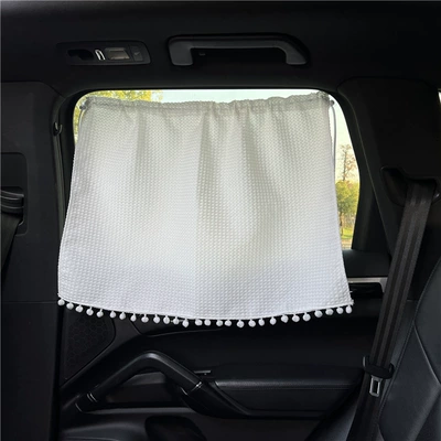Sun shade: block interior shading - wafflour-pure-white-6540cm