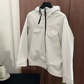 25新款小树潮流诗诗同款冲锋衣男女户外休闲防风防水连帽情侣外套