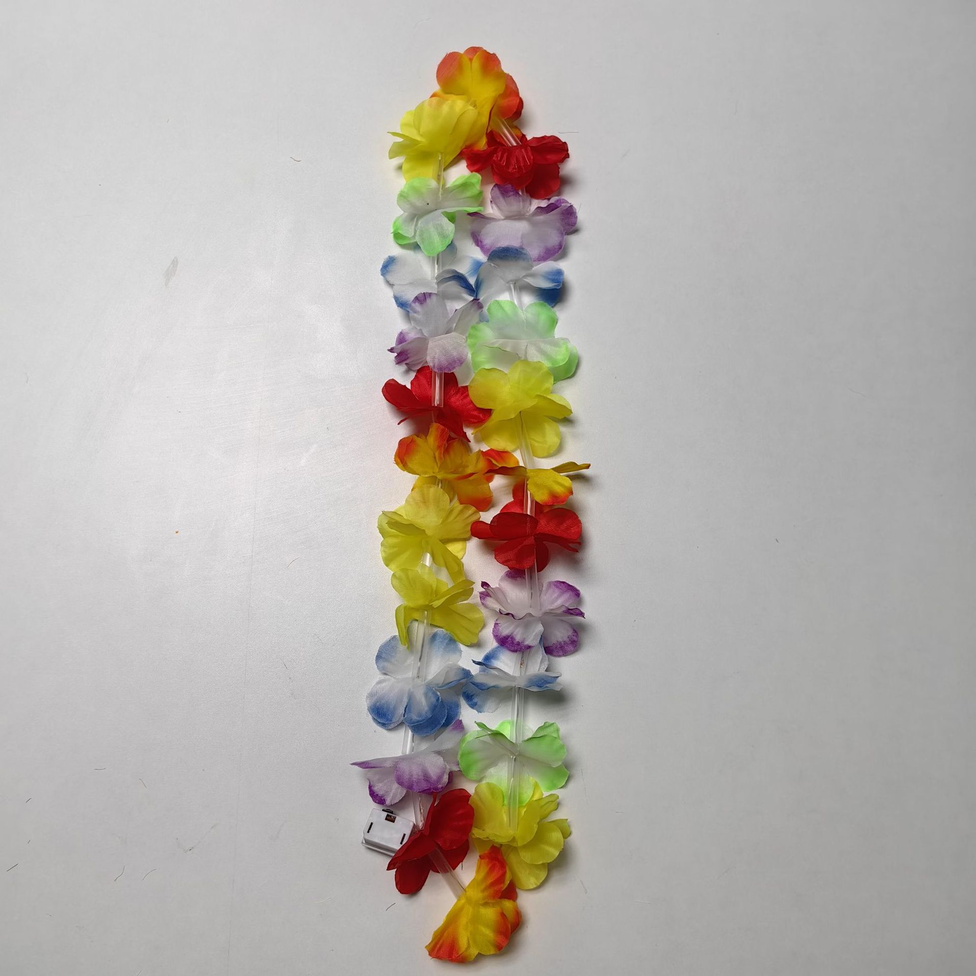 Fiesta festiva atmósfera decoración diseño de luces LED color guirlanda pétalos de diámetro 6.5 cm 10 luces 24 flores