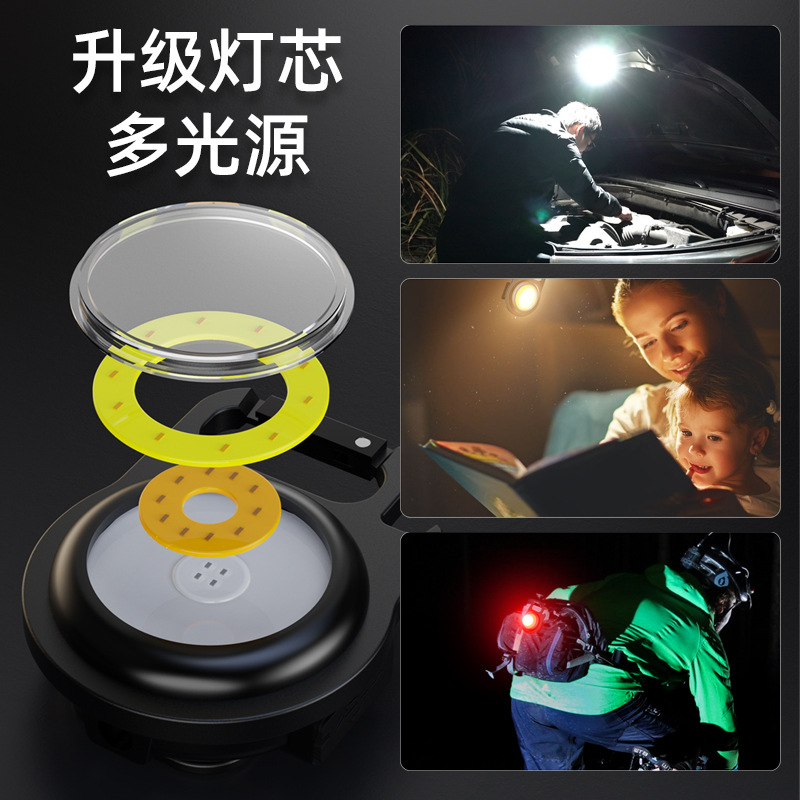 Cross-border ultra-small mini LED flashlight keychain light strong light ultra-light portable flashlight