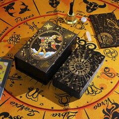 新型ウェットタルトのブランドは典蔵版のPETの経典のTAROTの常規の金箔の色のウィットタルトの卸売りを詰めます。
