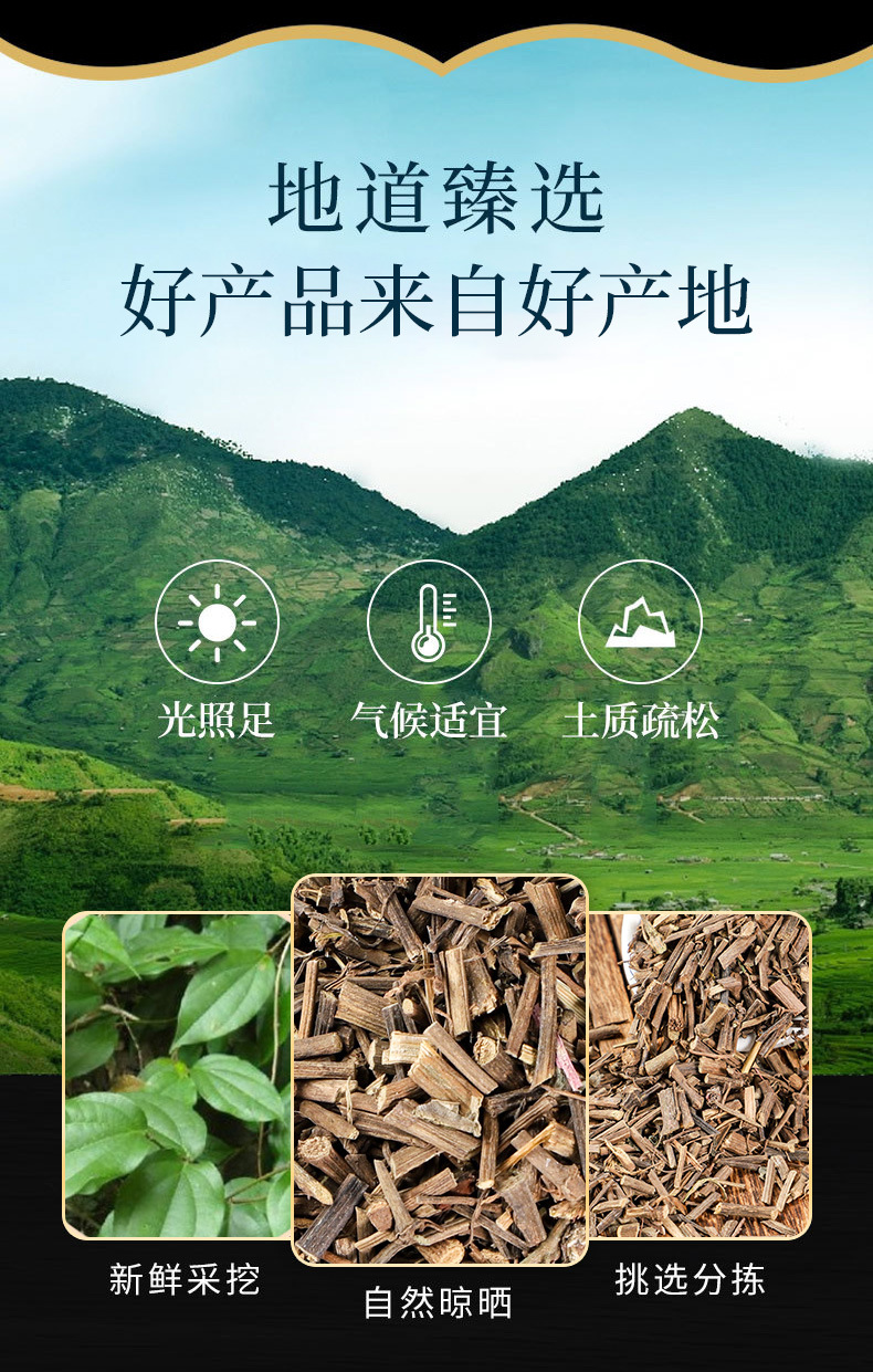 Hai Feng Teng Powder (Piper kadsura) — Dried Food Herb Vine for Tea & Soup overview