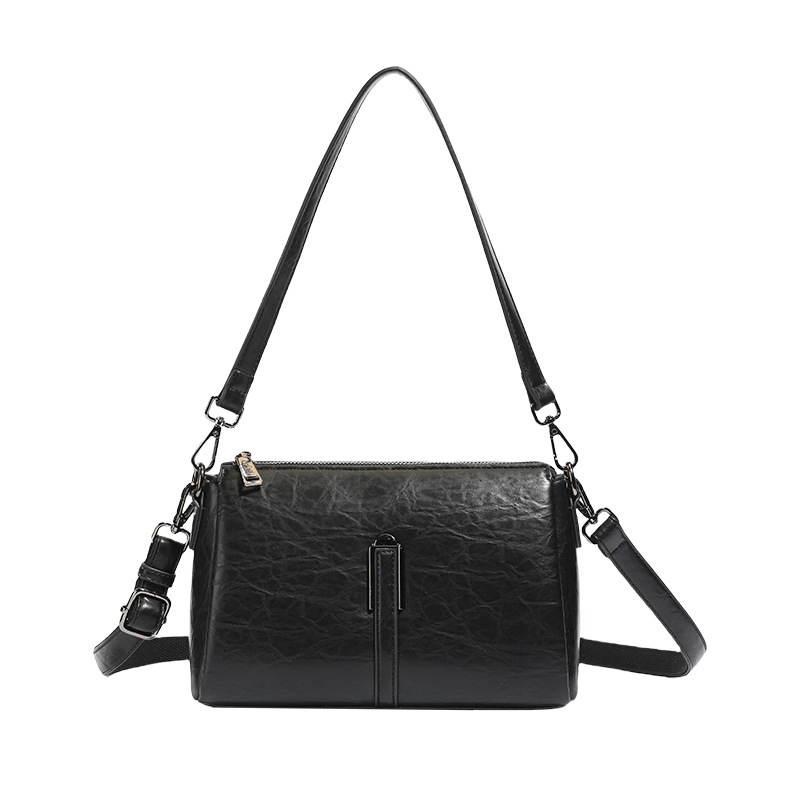 Bolsa de almohada portátil transfronteriza retro bolso de braza para mujeres otoño y invierno 2025 nueva moda bolso de hombro bolso de viaje