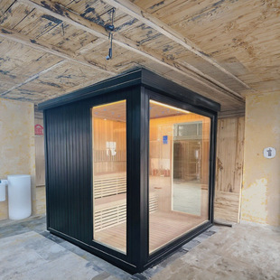 2-6 People Outdoor Traditional Sauna Modern Design Dry and Wet Steam Far Infrared Computer Control Panel Big Seller