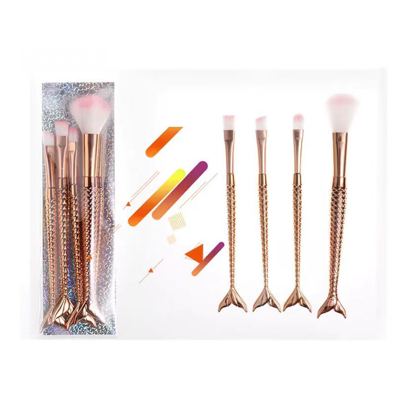 Degradado rosa peludo 4 paquetes