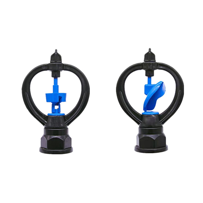 4 puntos 6 puntos hilo interior rotativo automático boquilla de mariposa rociador riego riego agrícola atomización rociado de agua enfriamiento rociado