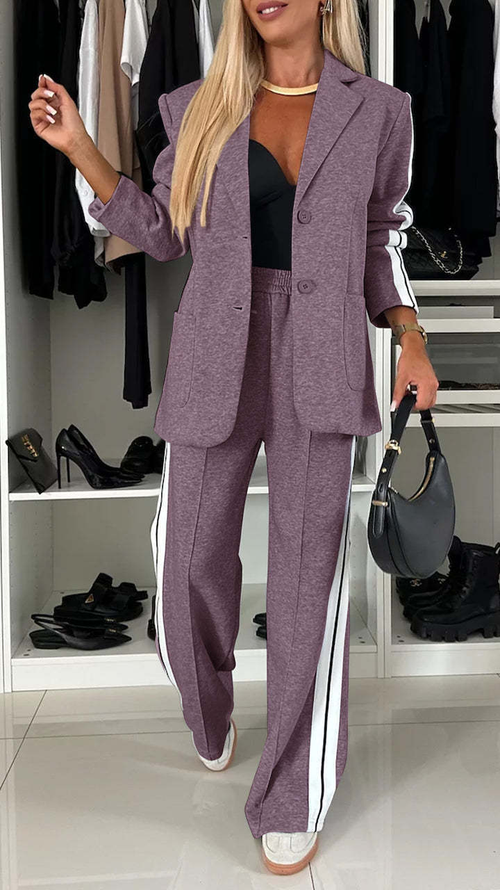 Damen Shorts Set Langarm Für Herbst Und Winter_voghion.com