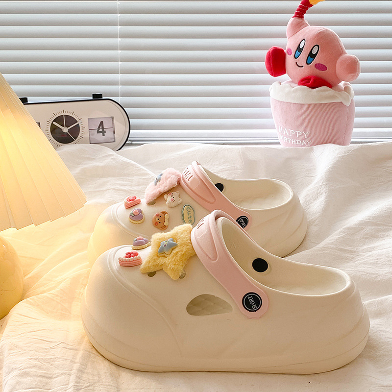 화이트 핑크·별 귀여운 고양이