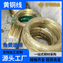 黄铜软线 h65 H62软铜线手工DIY易加工超细铜丝 导电铜合金扁线